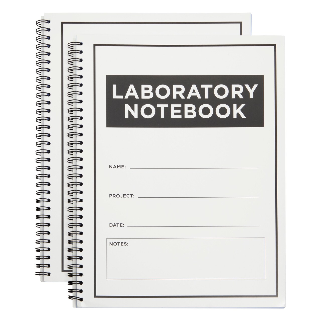 Carbonless Laboratory Notebook with 100 Sheets, Engineering Paper (8.5x11 In, 2 Pack)